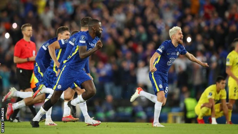 Uefa Super Cup: Jorginho's Windsor dance on night NI arrived on global club stage - BBC Sport