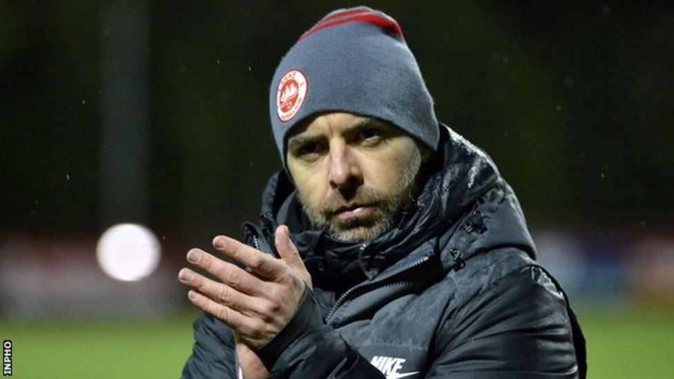 Irish Premiership: Larne manager Tiernan Lynch signs contract extension ...