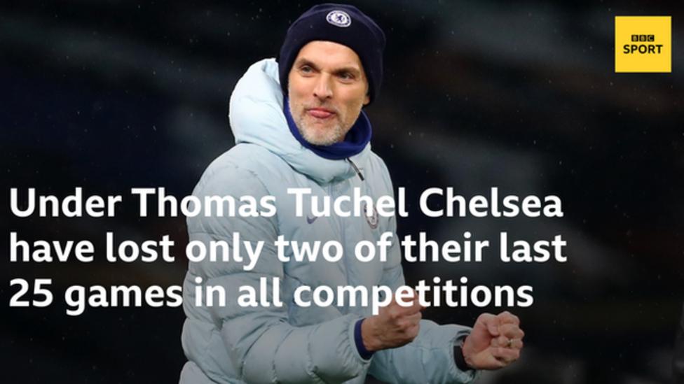 Under Thomas Tuchel Chelsea have lost only two of their last 25 games in all competitions