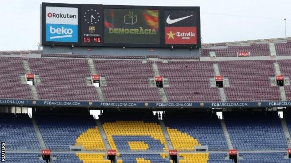 Catalan Referendum How Fc Barcelona Found Themselves At Centre Of Issue Bbc Sport
