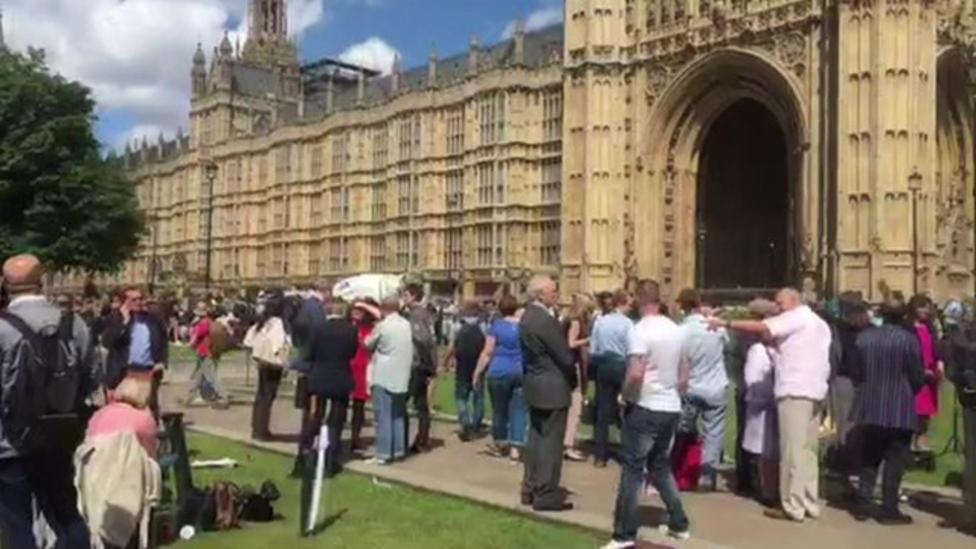 What was it like at Westminster on EU referendum result day?