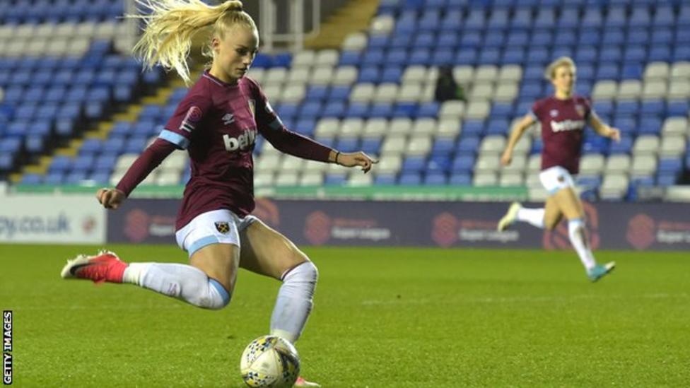 Reading Women 1 2 West Ham United Women Bbc Sport