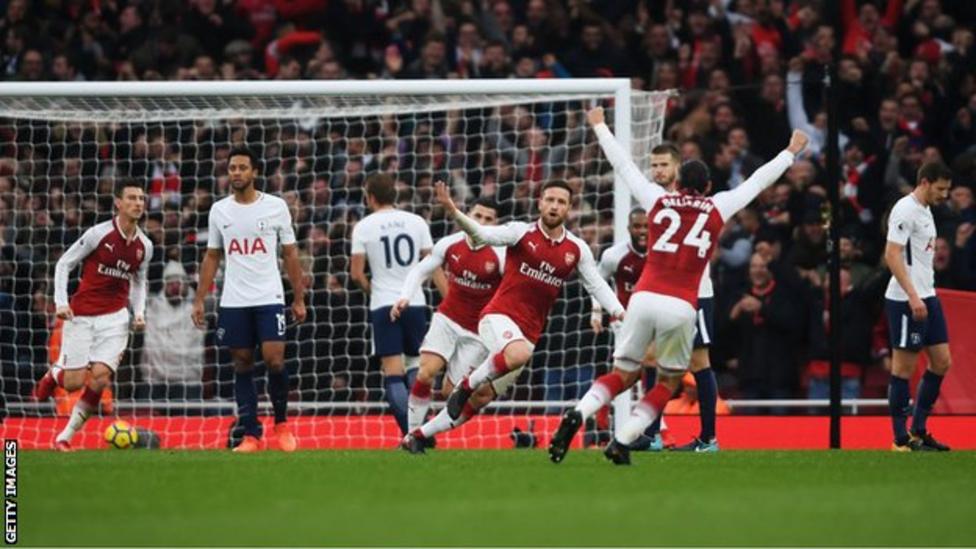 'Arsenal beat Tottenham - but Premier League title will not be going to