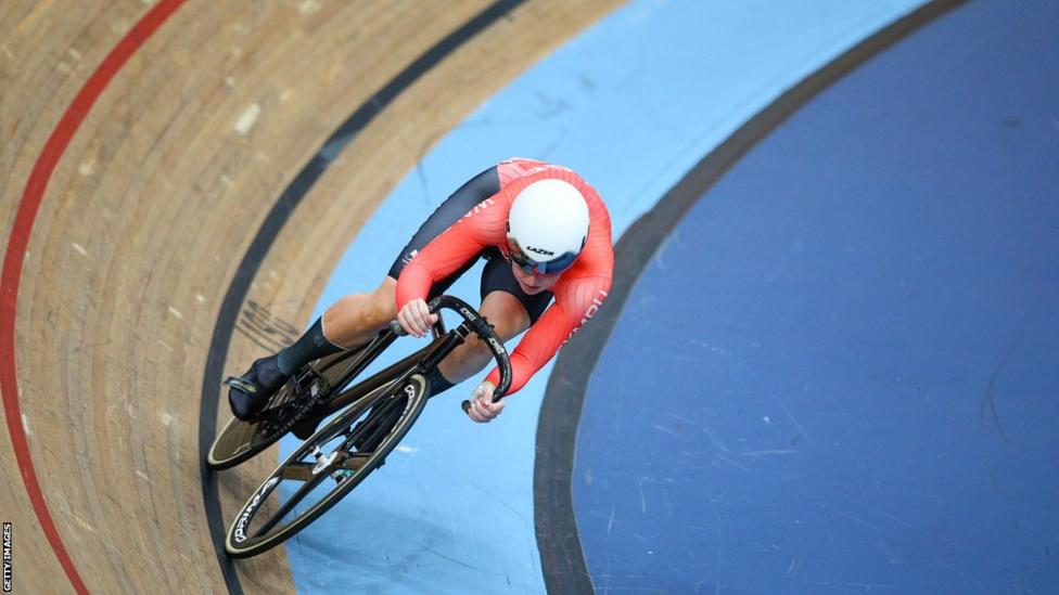 Emma Finucane Welsh cyclist wins four golds at British National Track