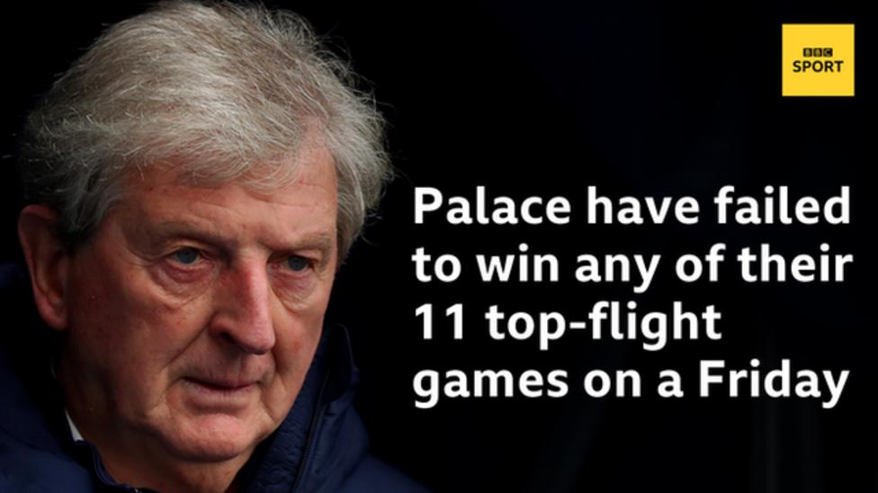 Crystal Palace have failed to win any of their 11 top-flight games on a Friday