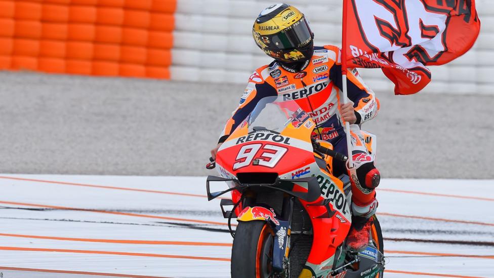 Valencia MotoGP Champion Marc Marquez clinches 12th win of season