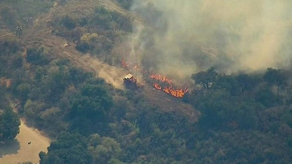 Wildfires hit Los Angeles