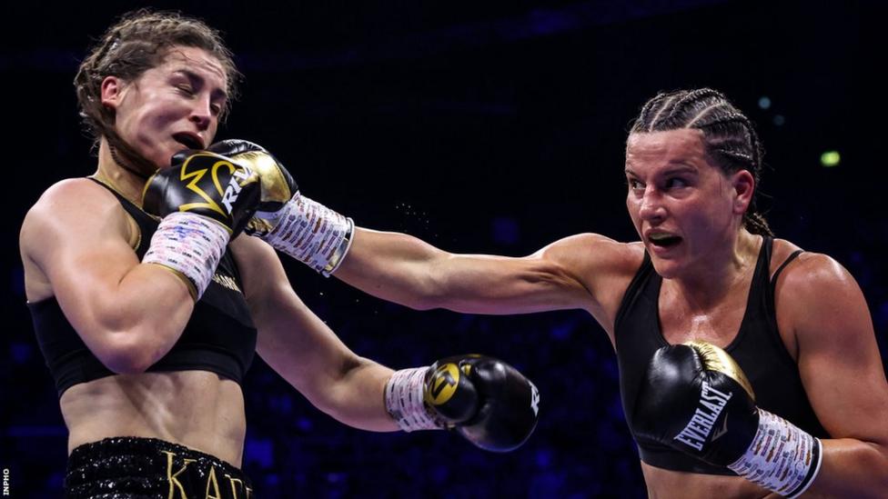 Katie Taylor: Irish lightweight to fight on as Cameron rematch planned ...