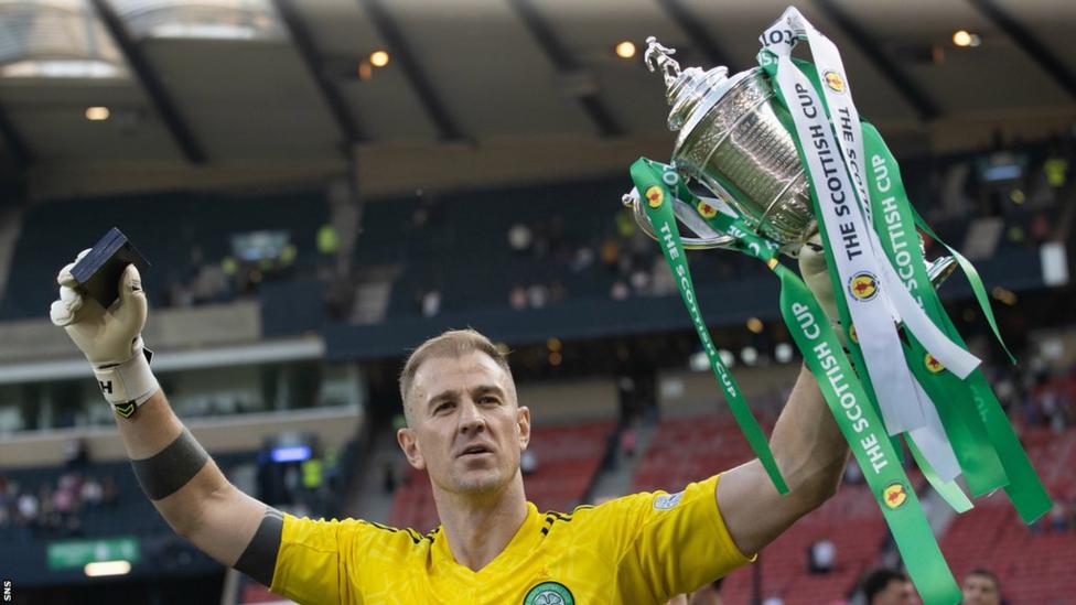 Celtic and former England goalkeeper Joe Hart announces his intention to hang up his gloves at the end of the season