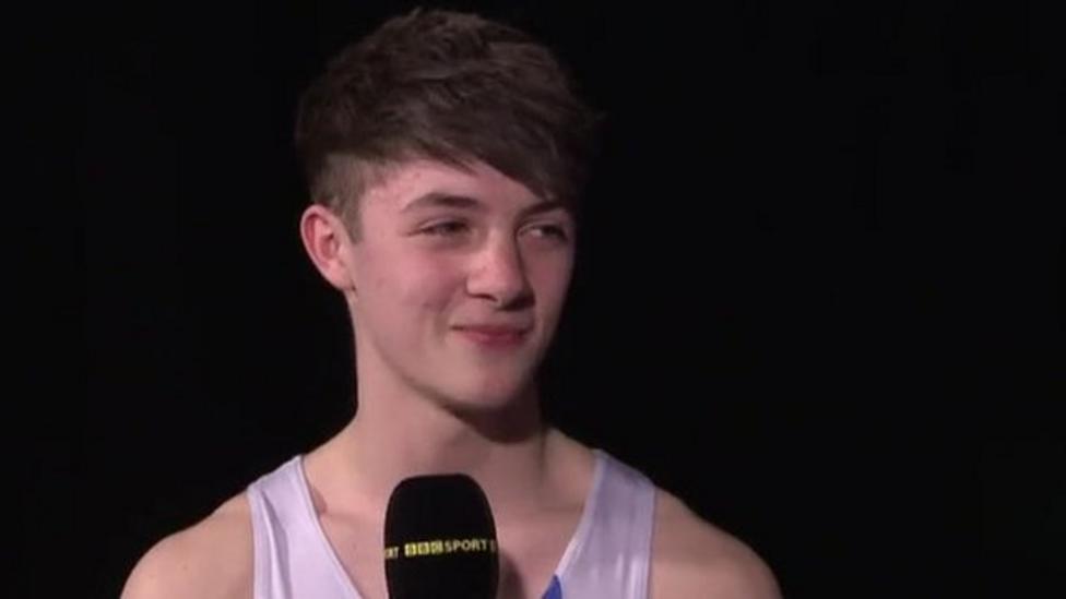 Rhys McClenaghan, 16, wins British Championship bronze - BBC Sport