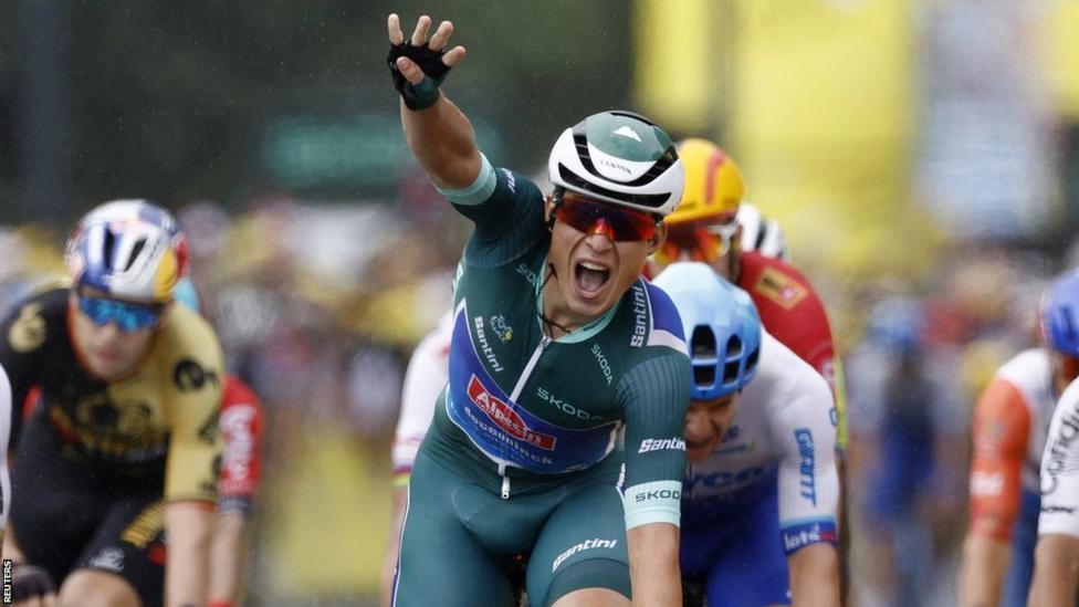 Tour de France Jasper Philipsen sprints to fourth stage victory of