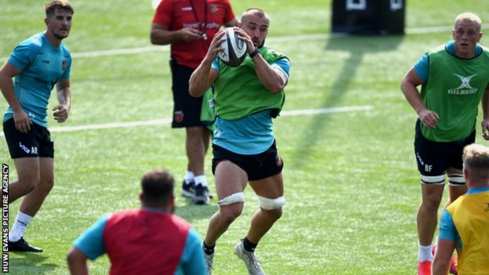 Ollie Griffiths Wales flanker suffers Dragons injury blow BBC Sport