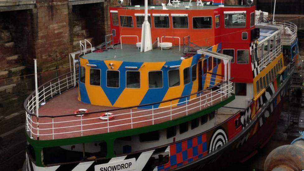 Mersey Ferry gets ''dazzled''