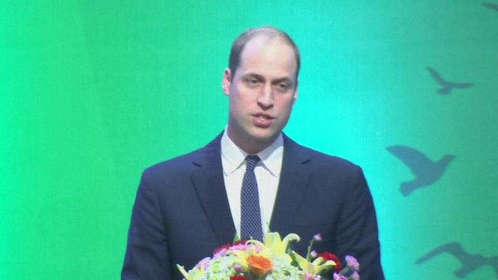 Prince William: 'Move faster to tackle poaching crisis'
