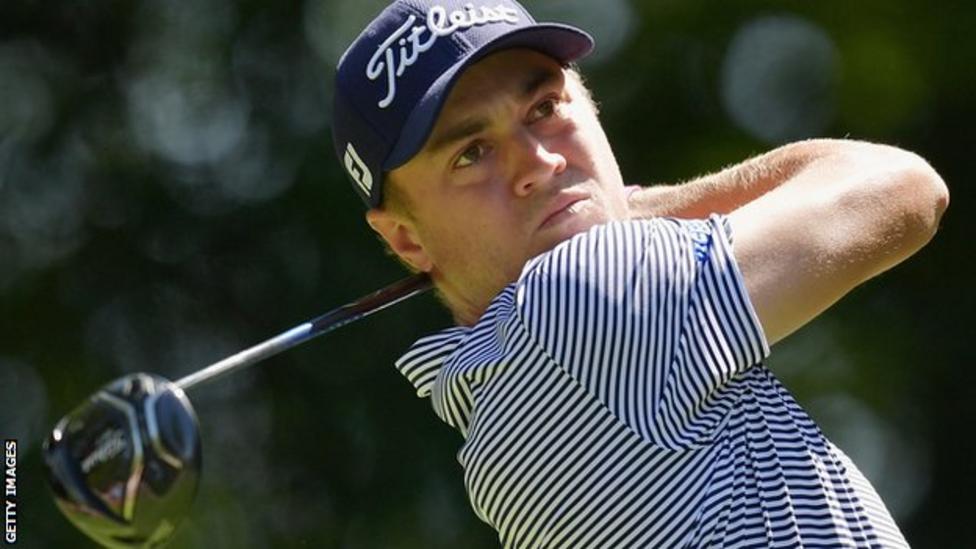Dell Championship Justin Thomas shares lead after record 12 threes
