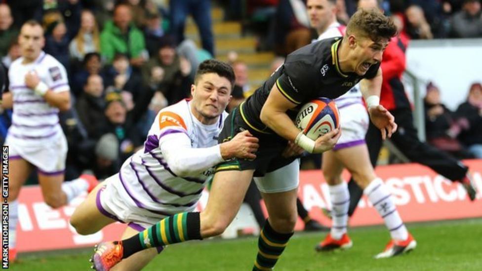 Premiership Rugby Cup Northampton beat Leicester to book semifinal