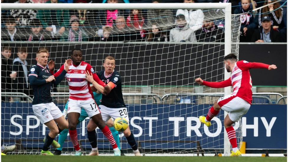 Raith Rovers 0-1 Hamilton Academical: 10-man Accies hold on to win SPFL ...