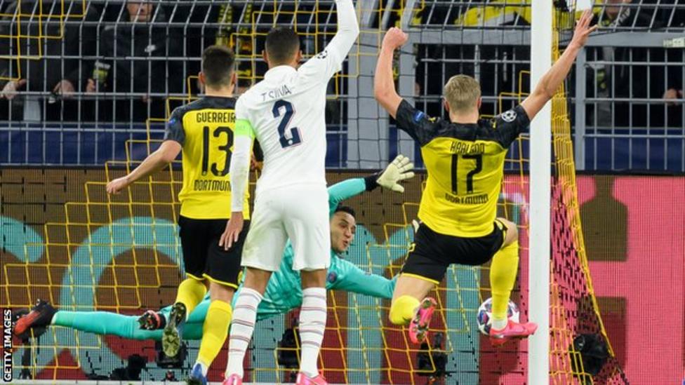 Borussia Dortmund 2-1 Paris St-Germain: Erling Braut Haaland Scores ...