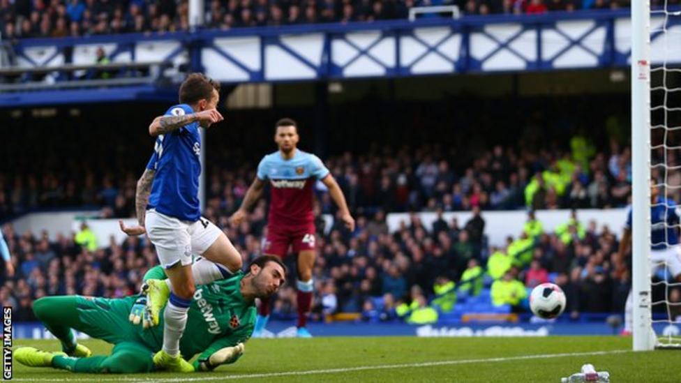 Everton 20 West Ham Toffees win to ease pressure on Marco Silva  BBC