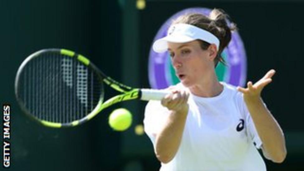 Johanna Konta at Wimbledon