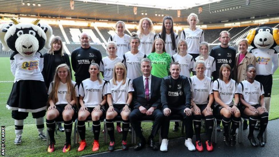 Derby County Ladies linkup with University of Derby boosts semipro