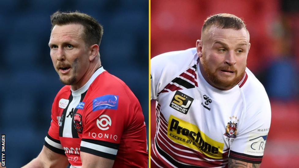 Salford's Dan Sarginson and Wigan's Brad Singleton both given bans ...