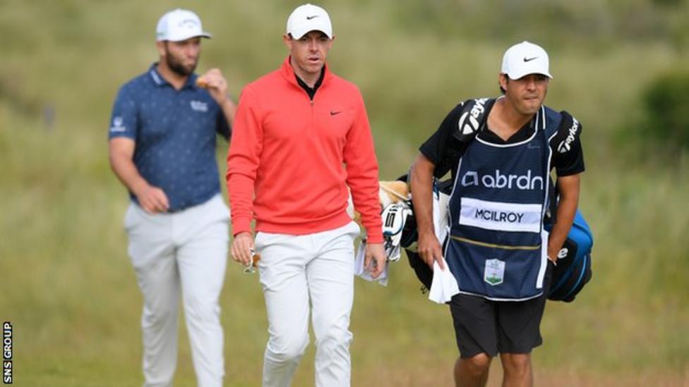 Scottish Open: Rory McIlroy disrupted as spectator grabs ...