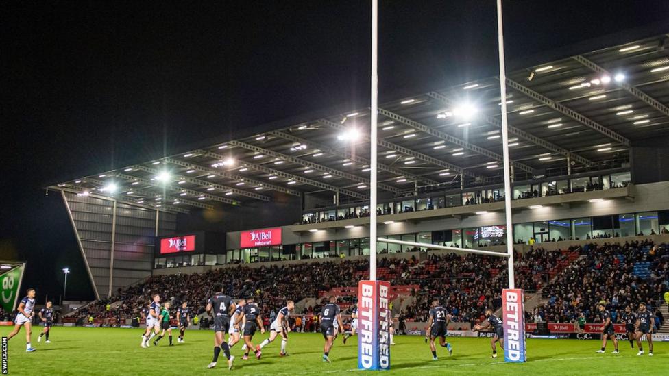 Salford City and Sale Sharks end AJ Bell Stadium purchase plan BBC Sport