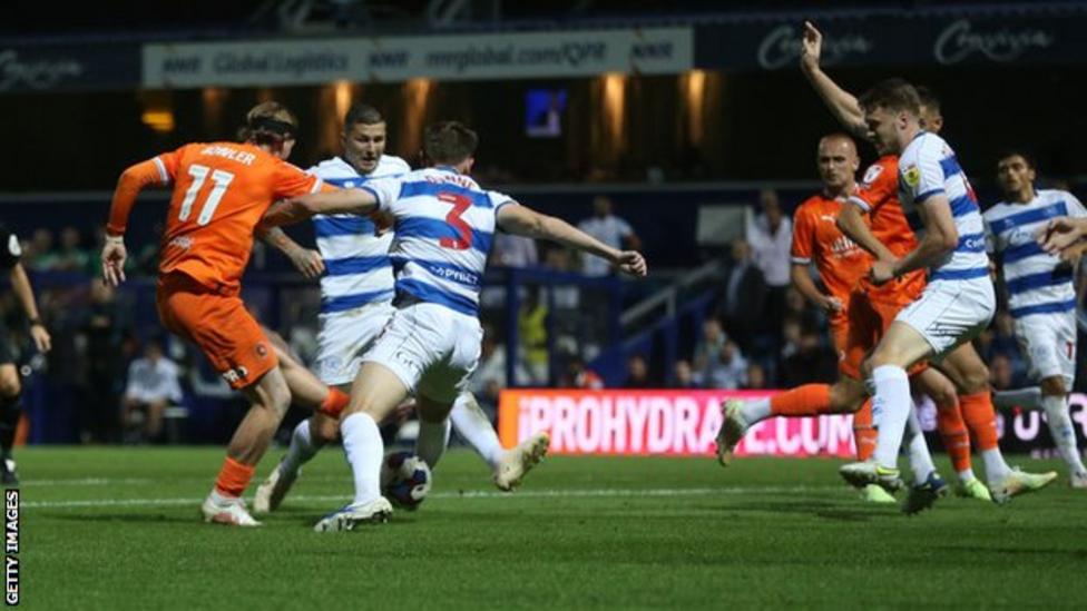 Queens Park Rangers 01 Blackpool Tangerines get first win at Rangers
