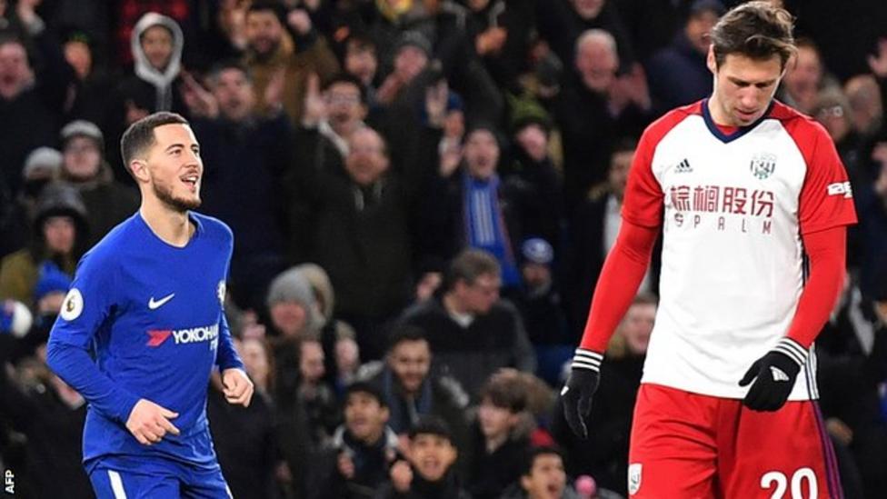 Chelsea 30 West Bromwich Albion  BBC Sport