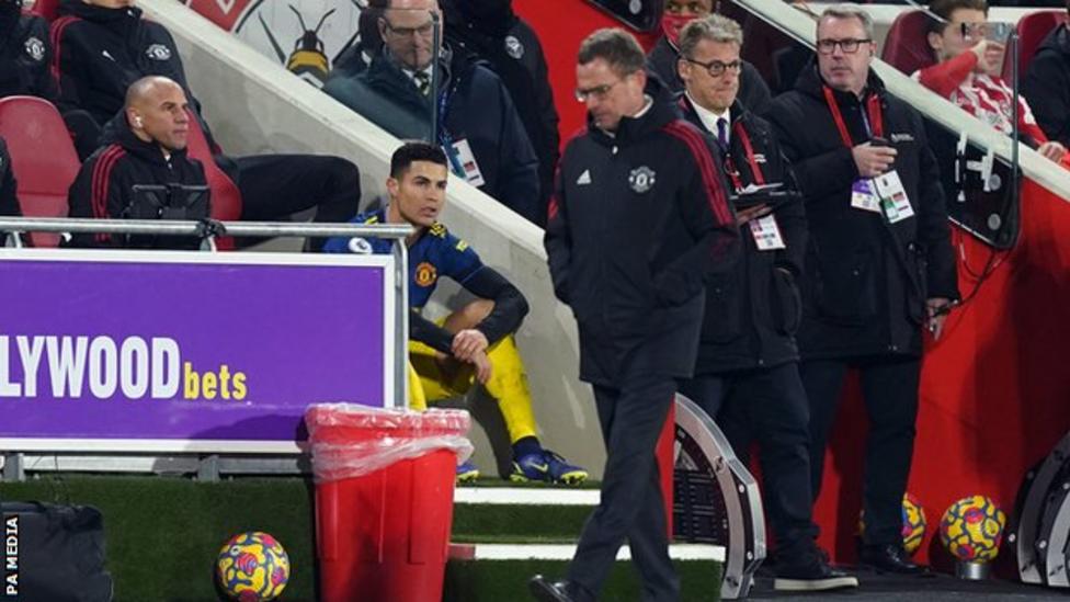 Manchester United interim boss Ralph Rangnik says Cristiano Ronaldo's reaction was "normal".