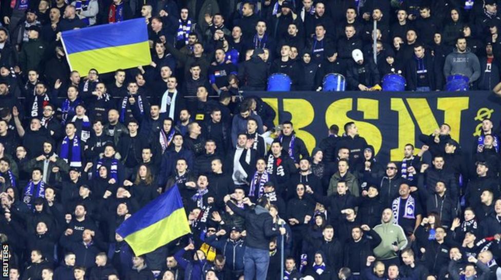 Ukraine conflict: European clubs, players and fans all showed support