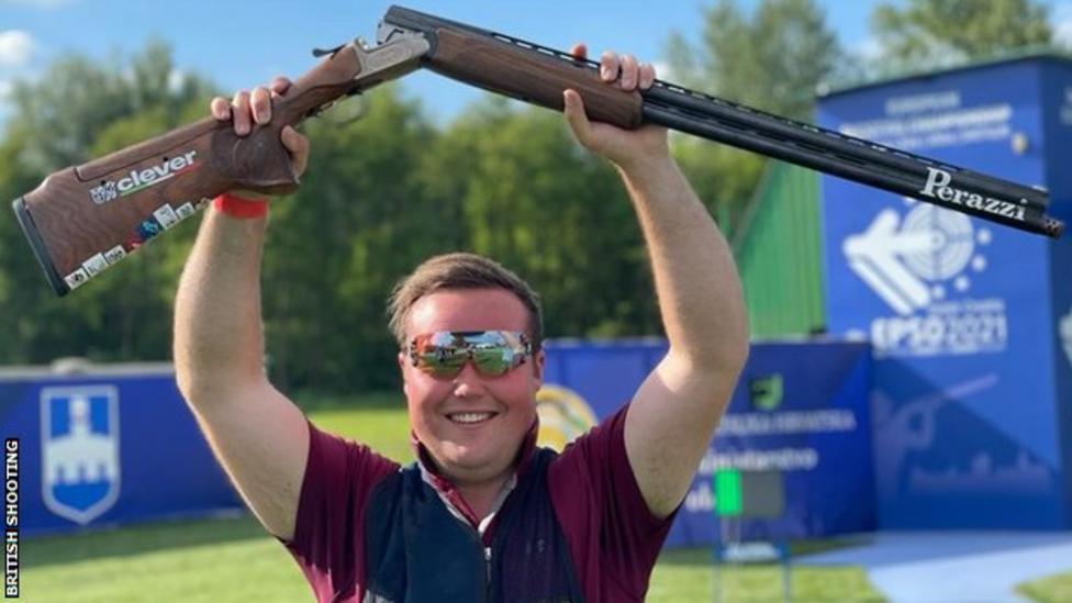 Matthew Coward Holley British Trap Shooter Wins Gold At European 