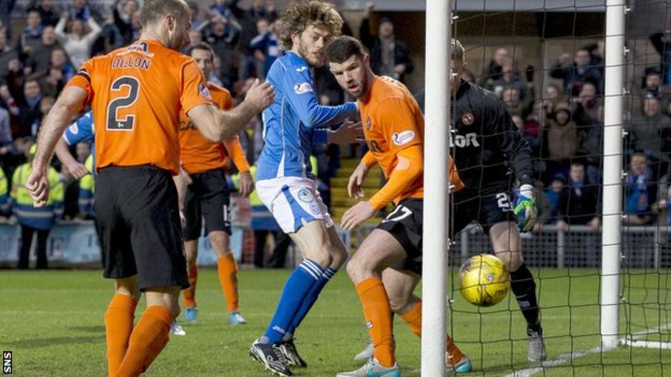 Scottish Premiership: Dundee United 1-2 St Johnstone - BBC Sport