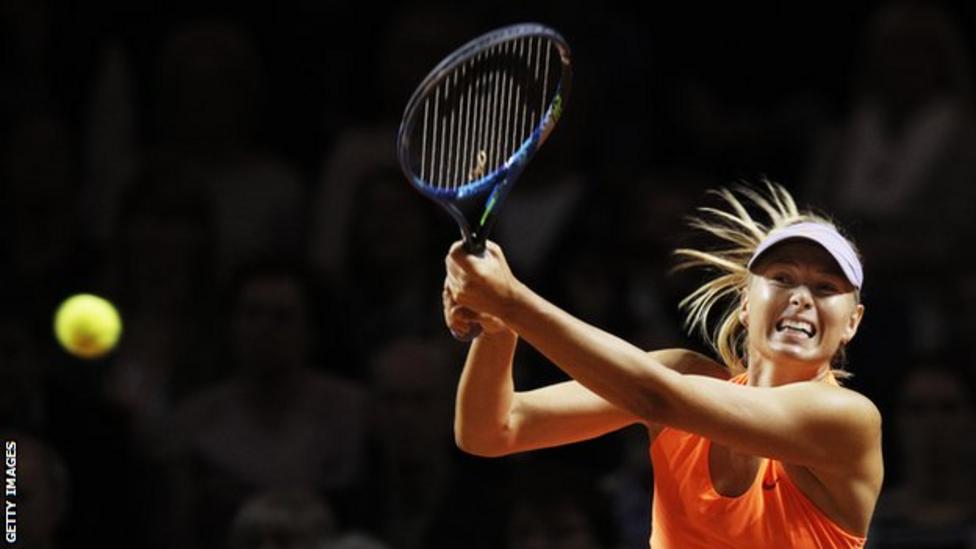 Maria Sharapova wins again in Stuttgart but Johanna Konta is out - BBC ...