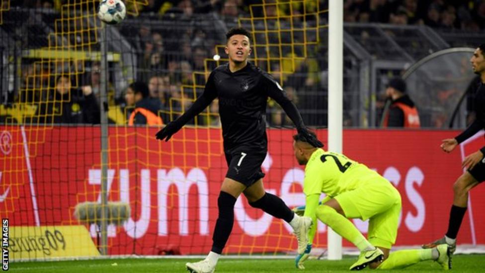 Borussia Dortmund 5-0 Fortuna Dusseldorf: Jadon Sancho Scores Twice In ...