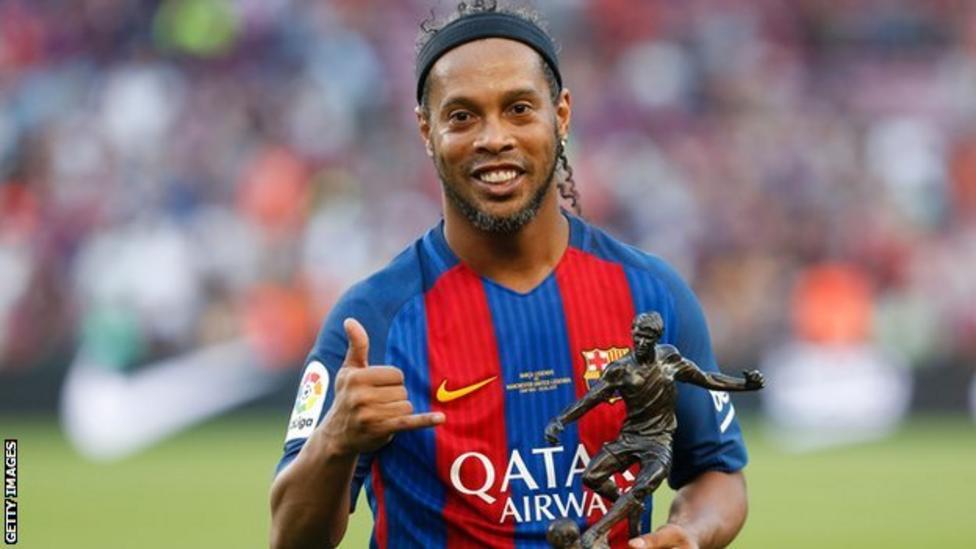 Ronaldinho Brazilian World Cup winner retires from football BBC Sport