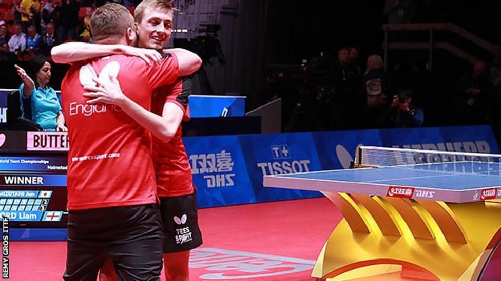 World Table Tennis Championships England reach quarterfinals BBC Sport