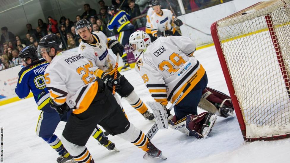 Former title-holding goalkeeper Petr Cech hoping for more wins with Chelmsford Chieftains ice hockey team