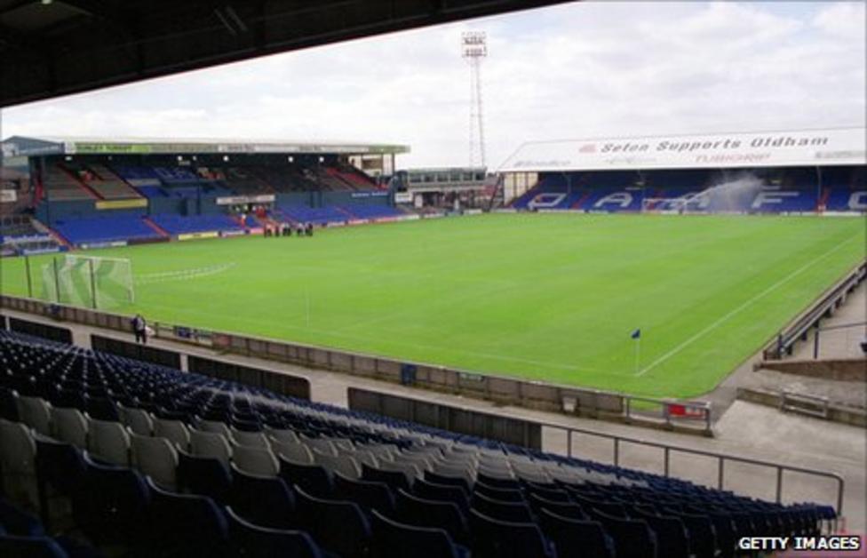 Oldham Athletic look to redevelop Boundary Park BBC Sport