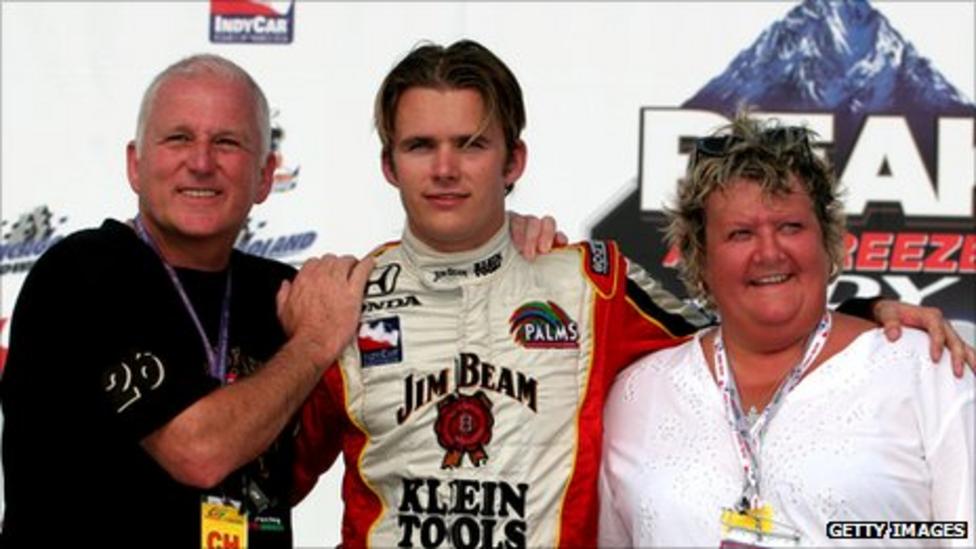 Dan Wheldon hailed as a 'true champion' by his family - BBC Sport