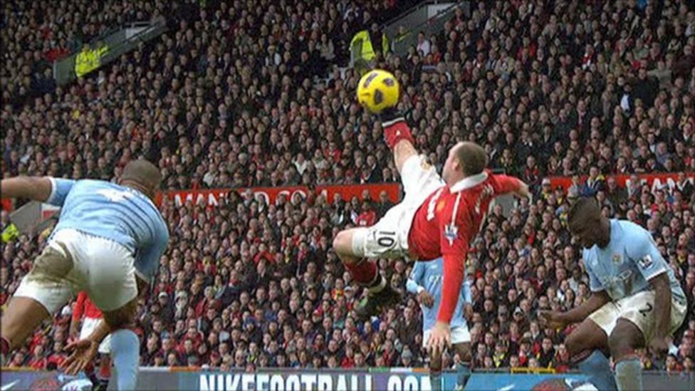 Rooney S Overhead Kick Shortlisted For Ballon D Or Bbc Sport