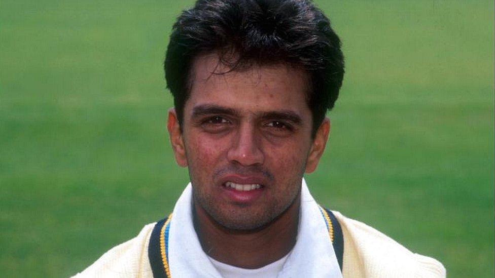 Rahul Dravid's cricket career in pictures BBC Sport
