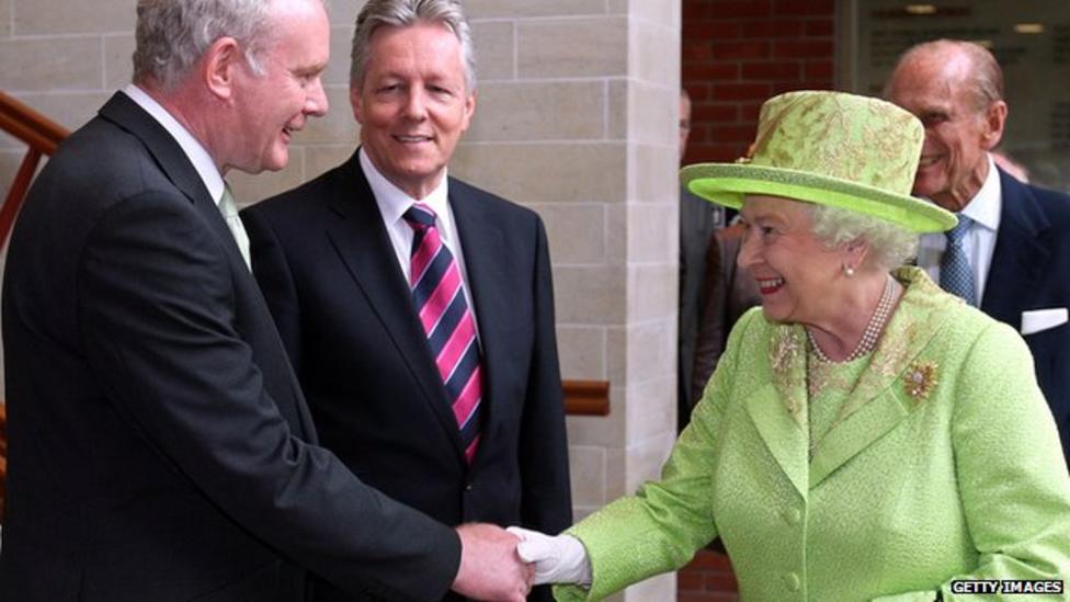 The Queen's historic handshake - CBBC Newsround