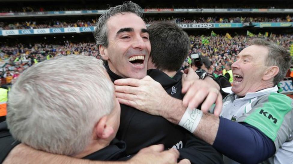 Manager Jim Mcguinness Savours Donegals All Ireland Win Bbc Sport