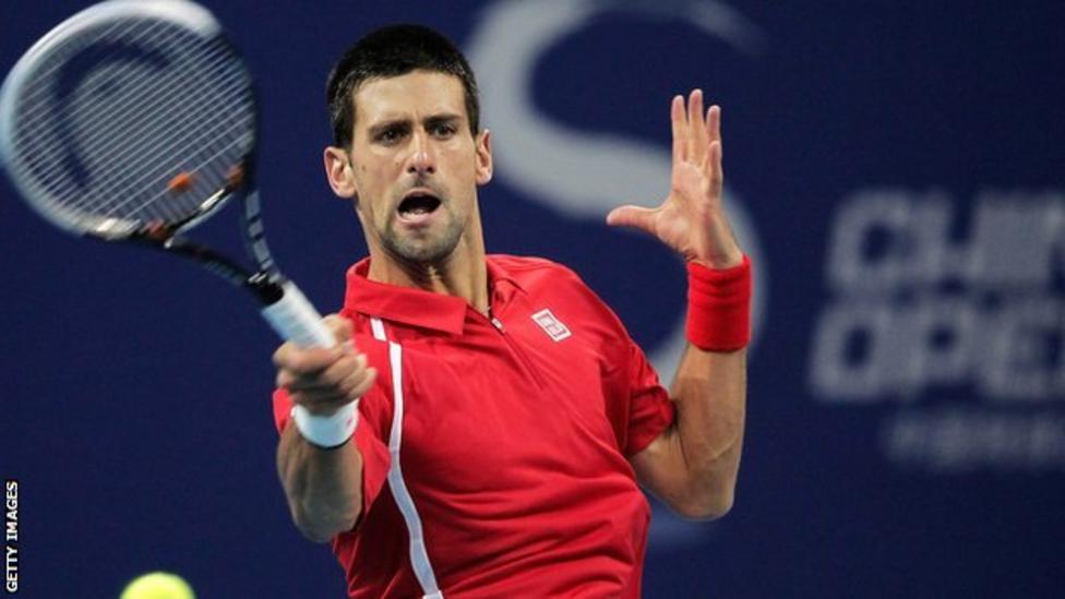 Novak Djokovic and Victoria Azarenka win the China Open - BBC Sport