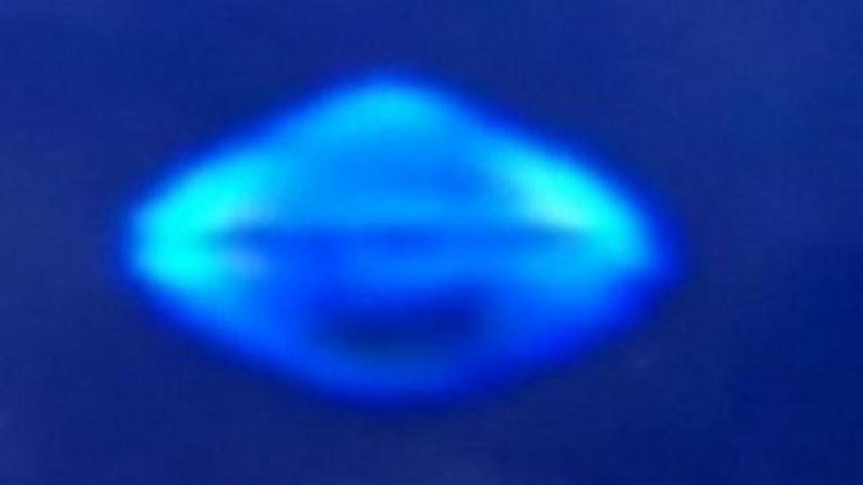 UFO filmed flying over Scotland