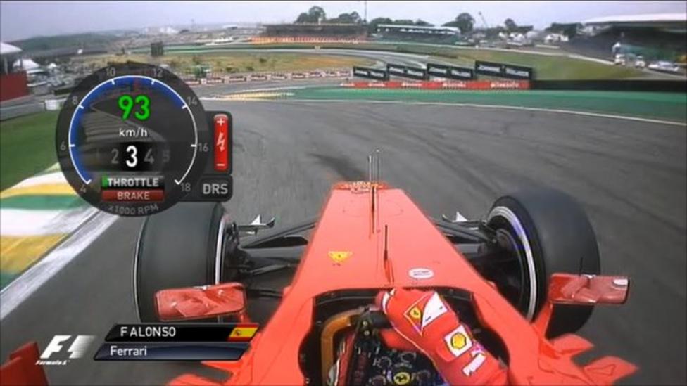 F1 on-board Camera - Brazilian GP - live video - BBC Sport