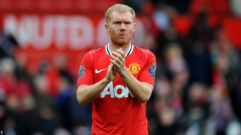 Paul Scholes: Manchester United midfielder's career in pictures - BBC Sport