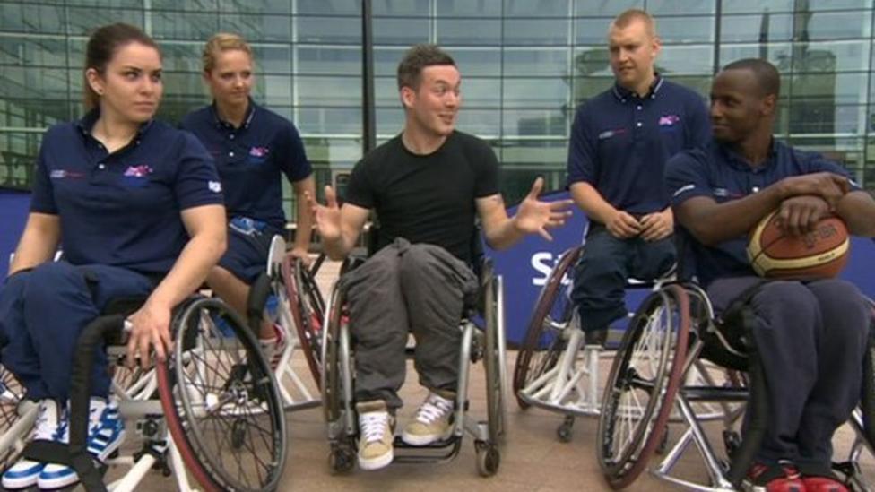 Meet the GB wheelchair basketball team CBBC Newsround